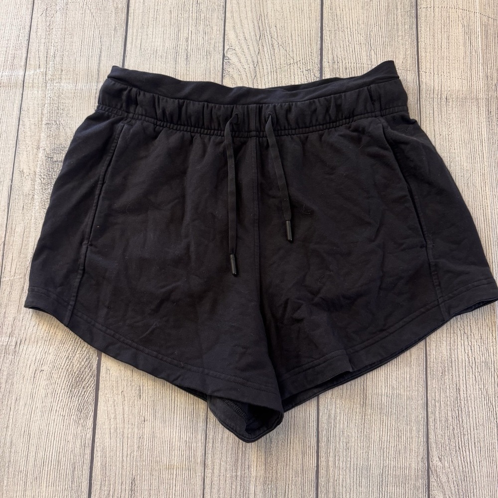 Lululemon Inner Glow Shorts Women's Size 4 Black Modal Workout Activewear
